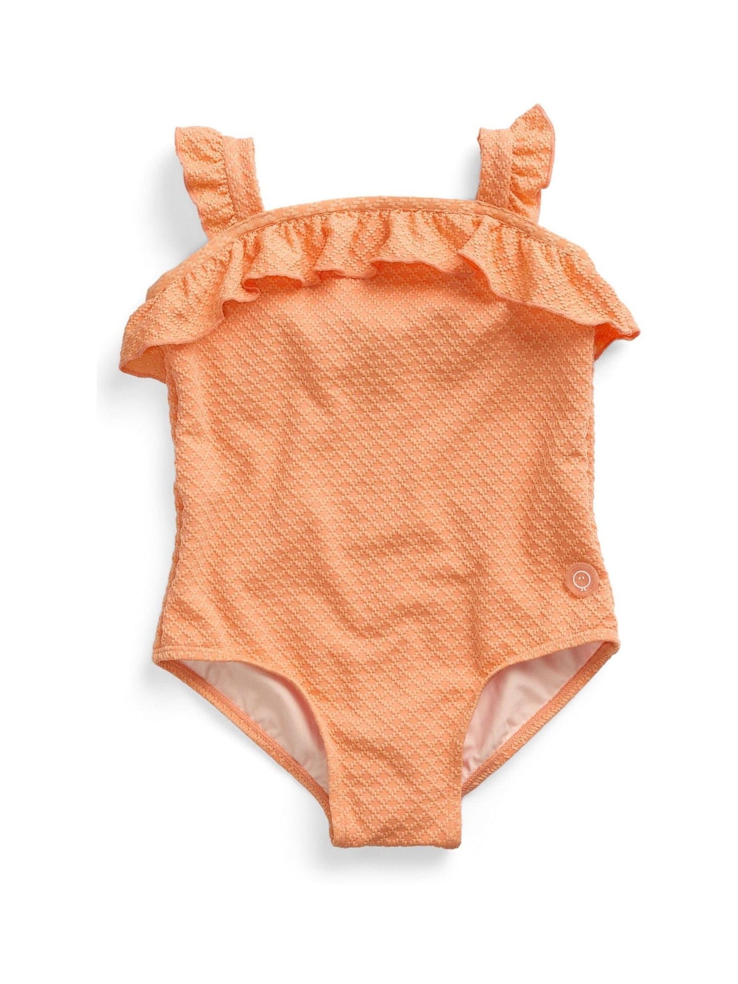 MORI Orange Coral Tide Frilled Swimsuit image 4