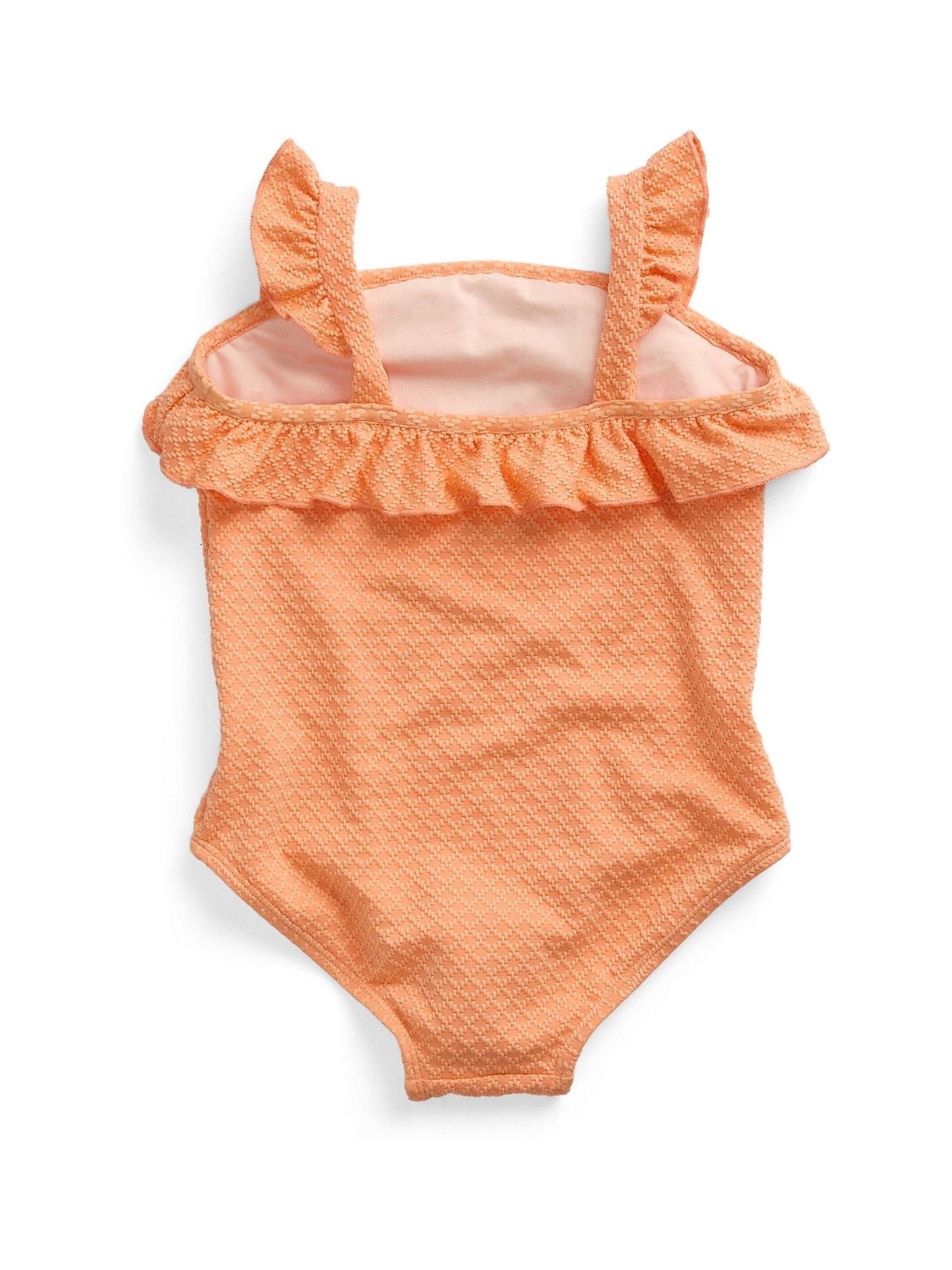 MORI Orange Coral Tide Frilled Swimsuit image 6
