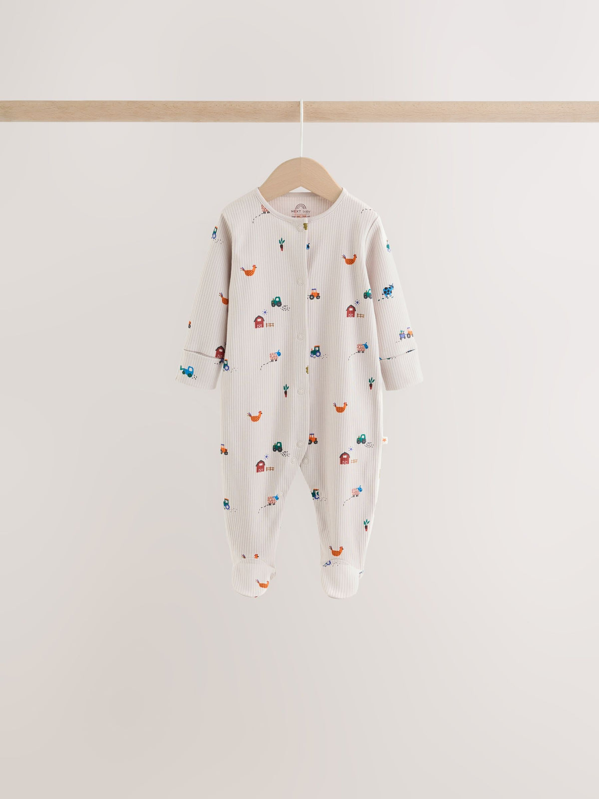 Red White Character Sleepsuits 4 Pack (0mths-2yrs) - image 2