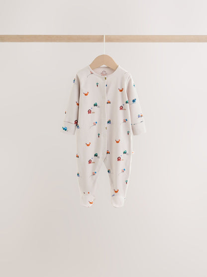 Red White Character Sleepsuits 4 Pack (0mths-2yrs) - image 2