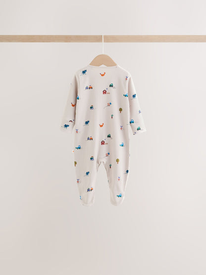 Red White Character Sleepsuits 4 Pack (0mths-2yrs) - image 7