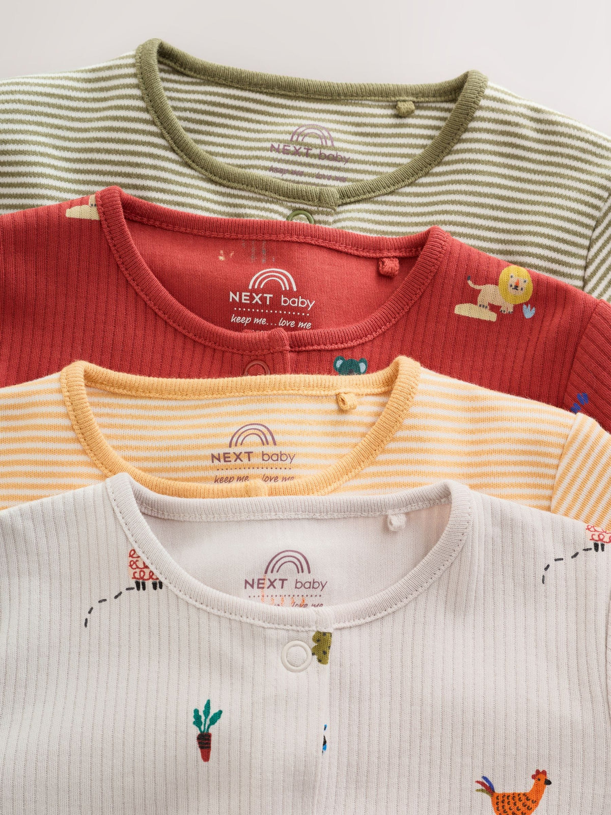 Red White Character Sleepsuits 4 Pack (0mths-2yrs) - image 8