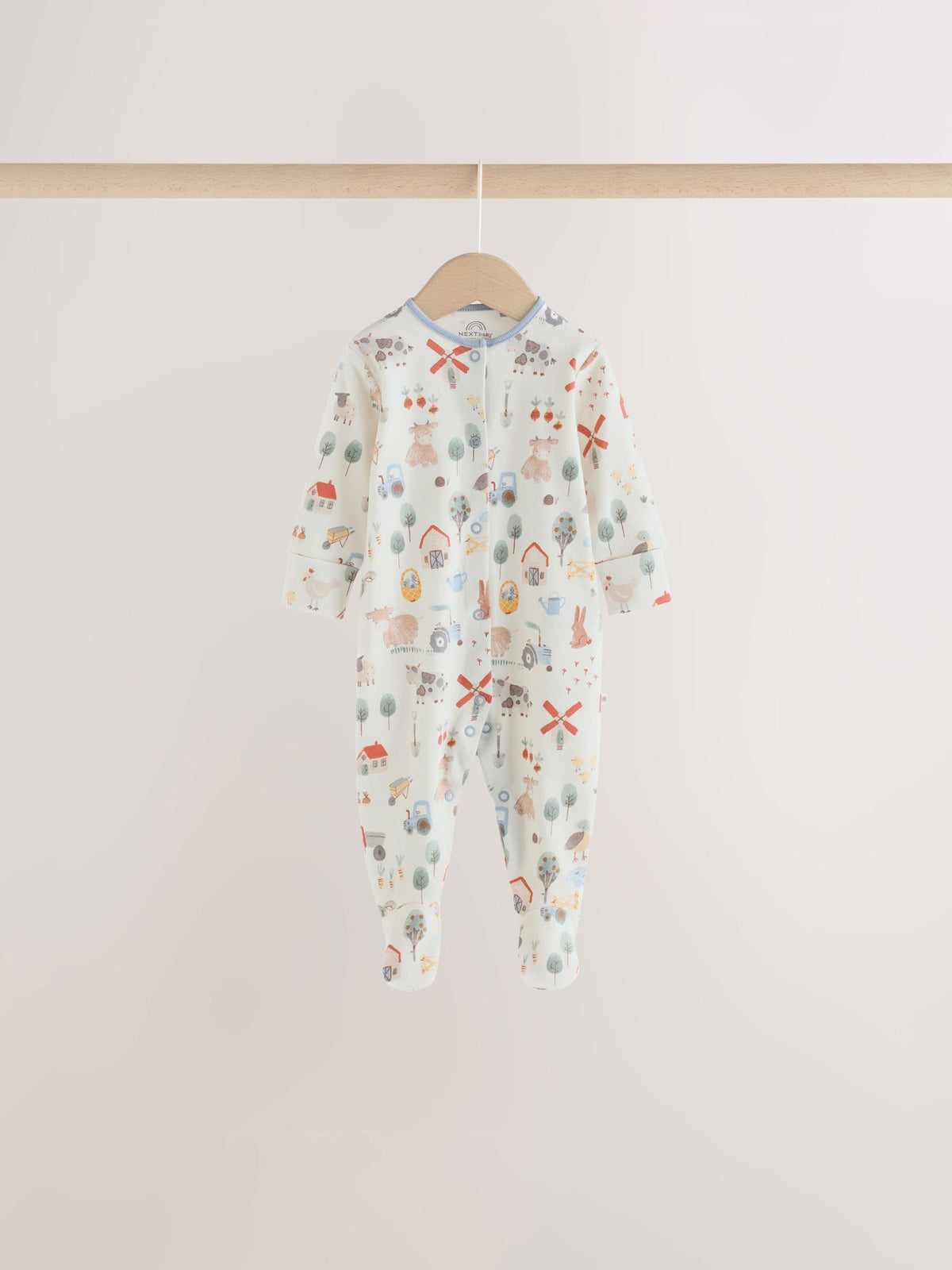 Green Farm Hamish Sleepsuits 4 Pack (0mths-2yrs) - image 7