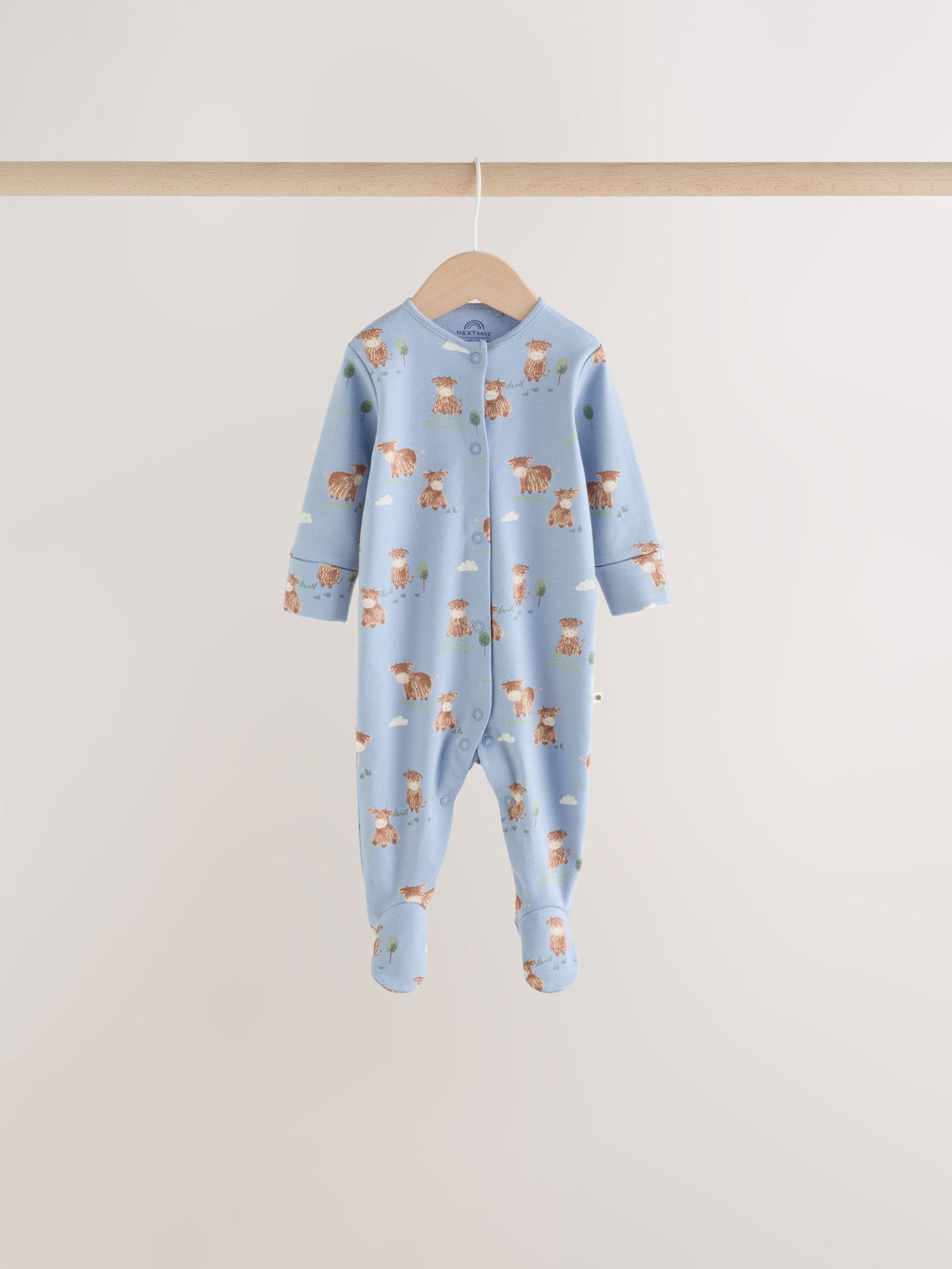 Green Farm Hamish Sleepsuits 4 Pack (0mths-2yrs) - image 9