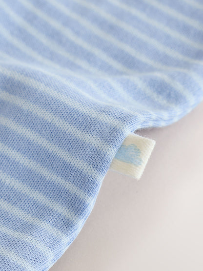 Pale Blue Cloud Sleepsuits 7 Pack (0mths-2yrs) - image 12