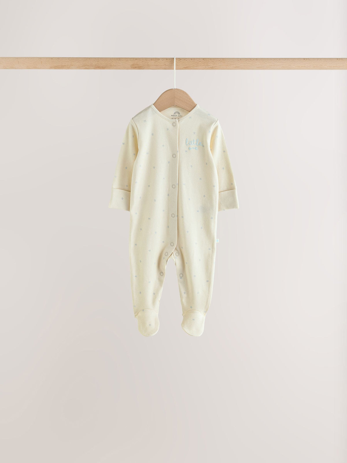 Pale Blue Cloud Sleepsuits 7 Pack (0mths-2yrs) - image 3