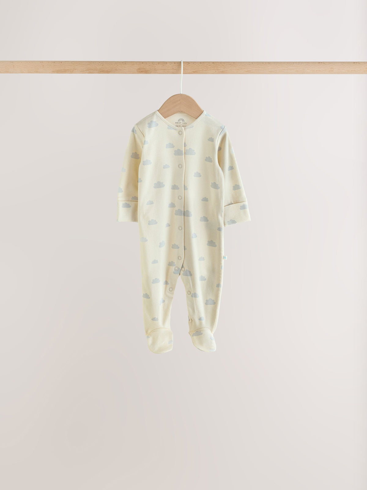 Pale Blue Cloud Sleepsuits 7 Pack (0mths-2yrs) - image 6