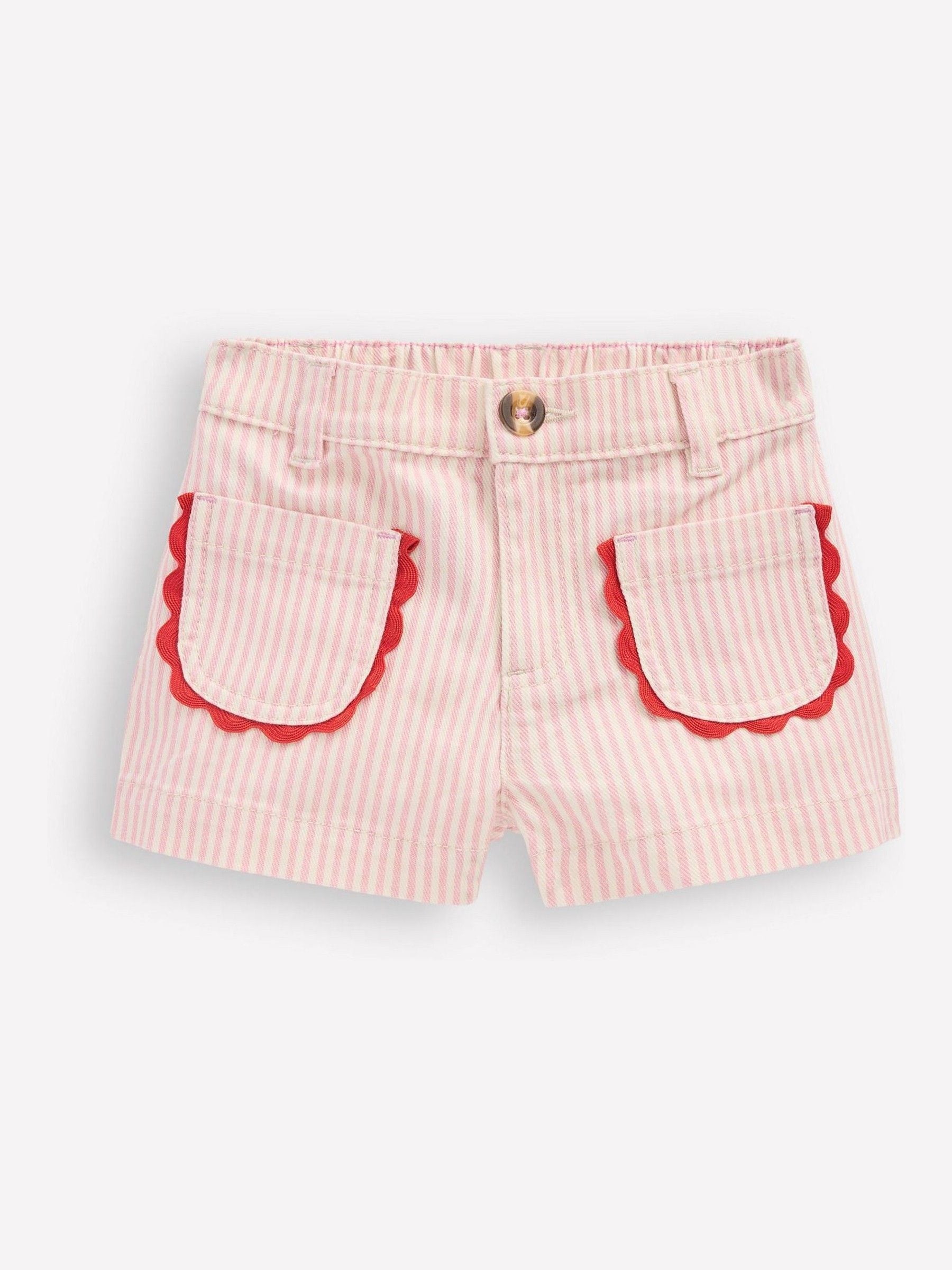 Boden Pink Patch Pocket Shorts image 1