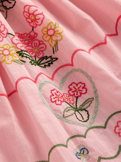 Boden Pink Bow Back Midi Dress image 5