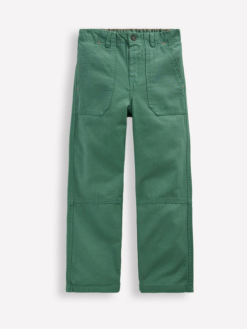 Boden Green Canvas Carpenter Trousers image 1