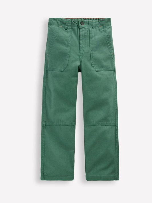 Boden Green Canvas Carpenter Trousers image 1