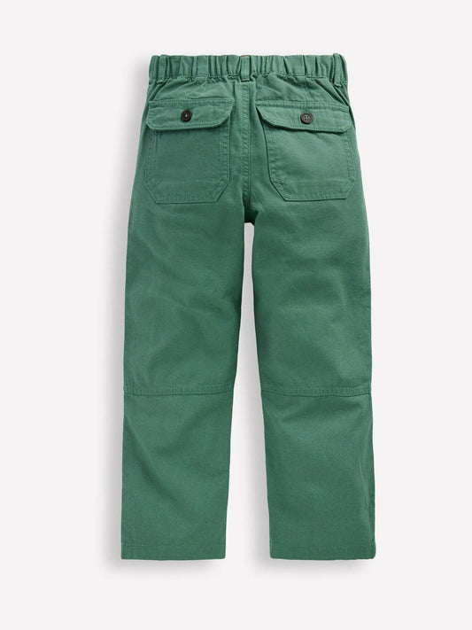 Boden Green Canvas Carpenter Trousers image 2