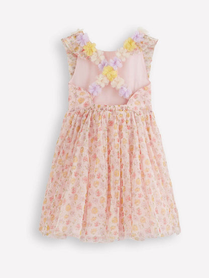 Boden Pink Flutter Strap Back Dress image 3