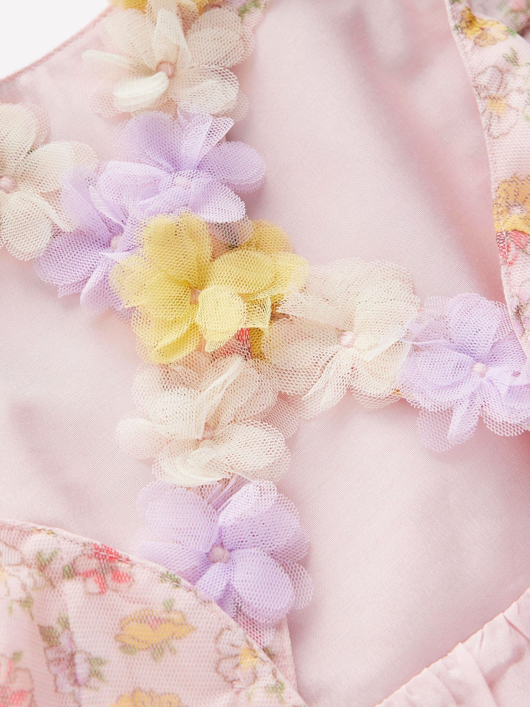 Boden Pink Flutter Strap Back Dress image 4