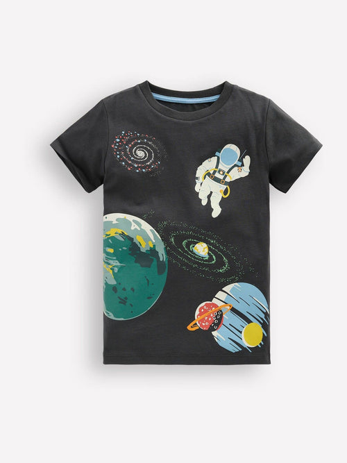 Boden Black - Phantom Space Glow-in-the-Dark T-Shirt image 1