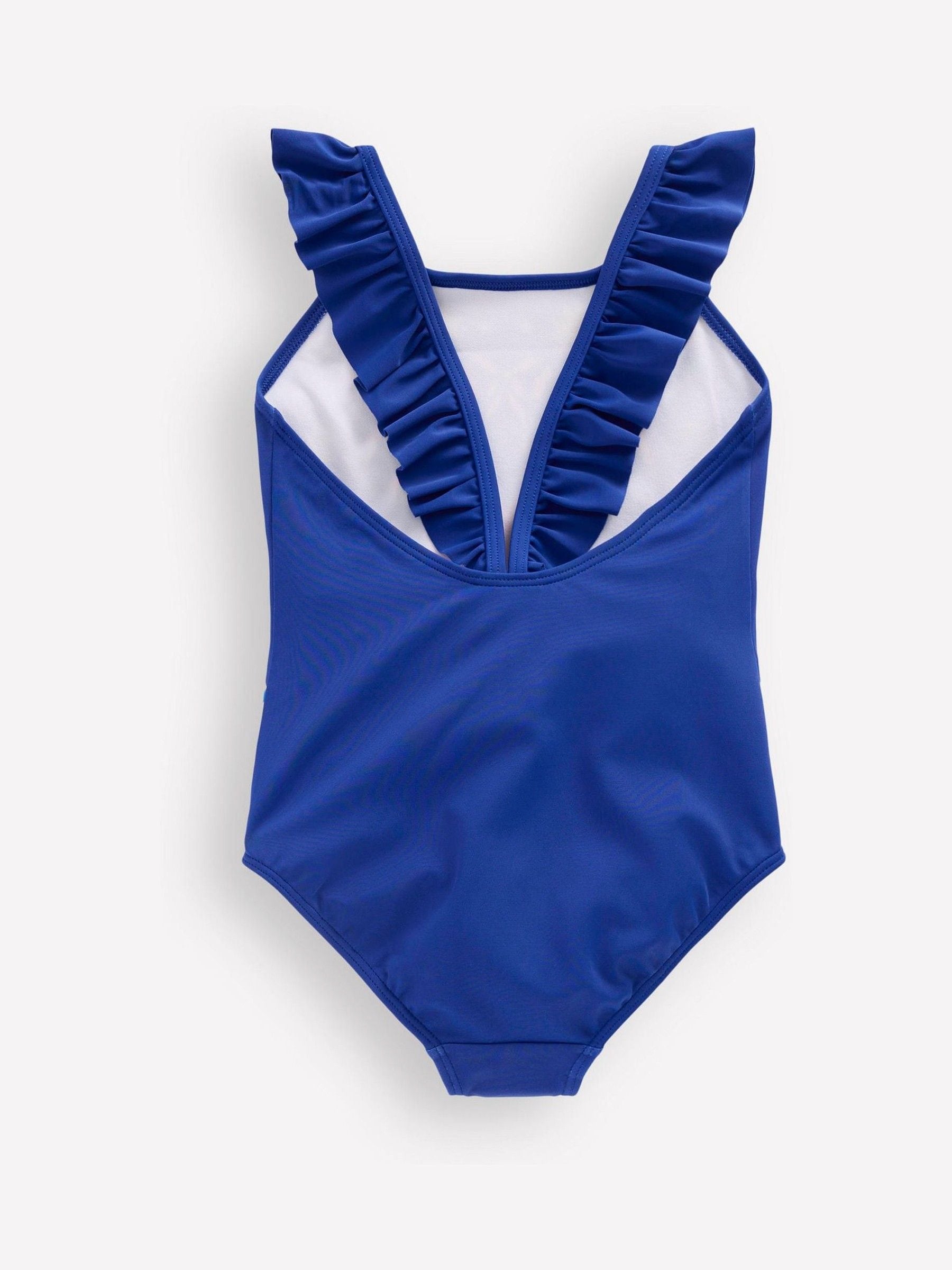 Boden Blue Hallie Frill Strap Swimsuit image 2