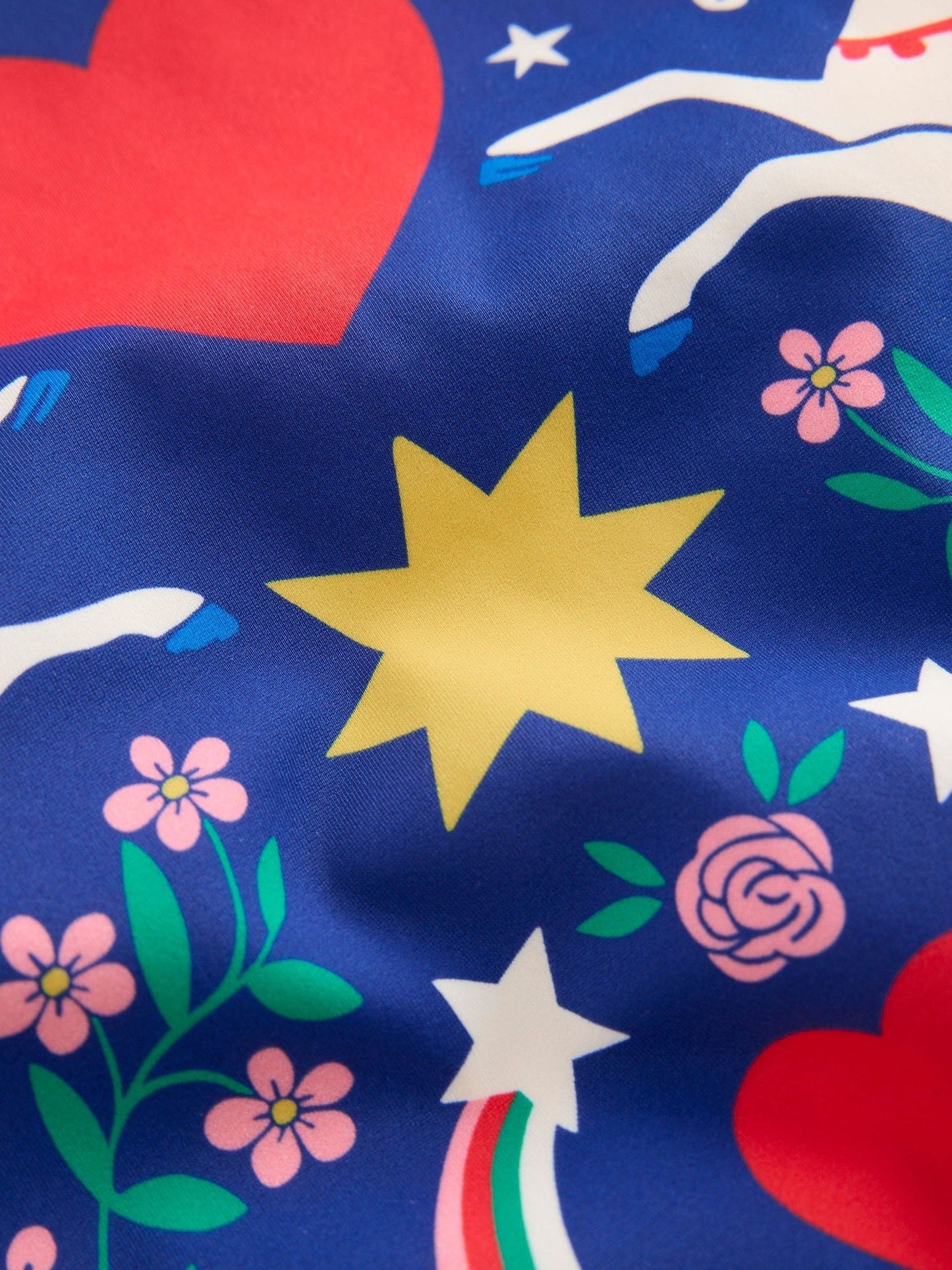 Boden Blue Hallie Frill Strap Swimsuit image 3