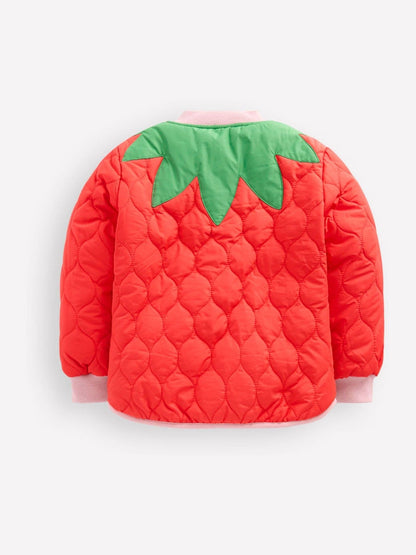 Dsiney Kidz - Boden Red Strawberry Fun Bomber Jacket image 2