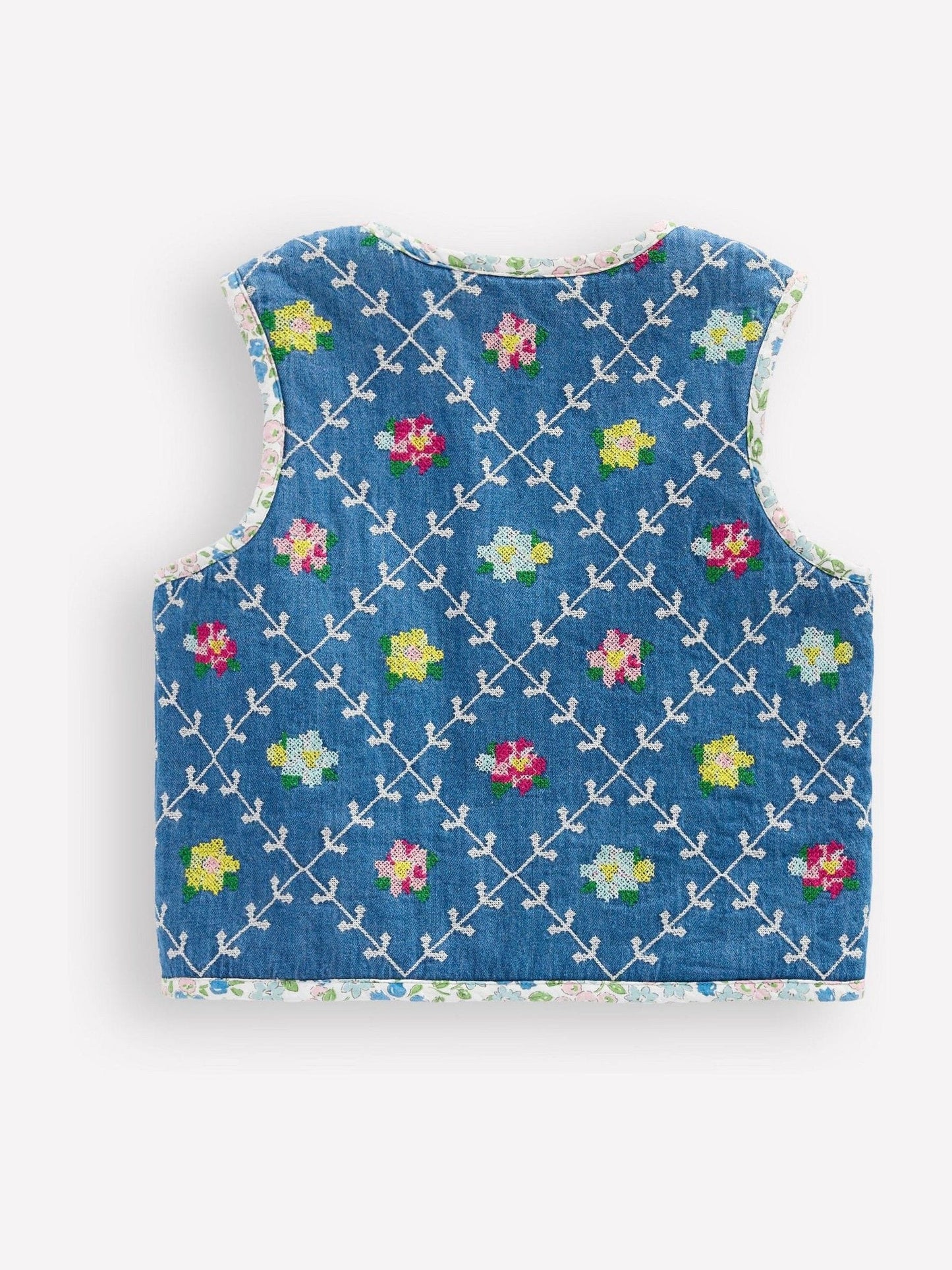 Dsiney Kidz - Boden Blue Pretty Quilted Gilet image 2