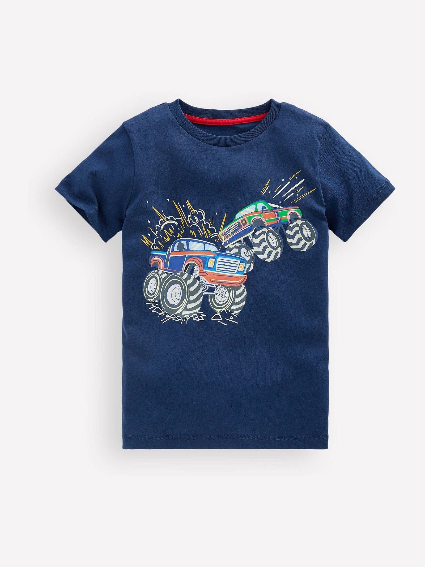 Dsiney Kidz - Boden Blue - Monster trucks Glow-in-the-Dark T-Shirt image 1