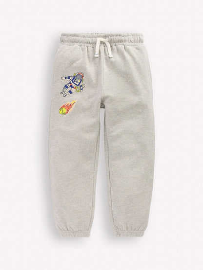 Boden White Badge Joggers image 1