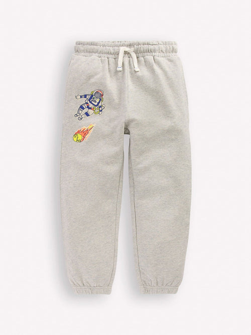 Boden White Badge Joggers image 1