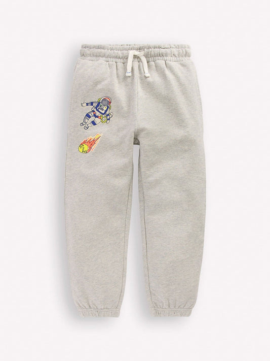 Boden White Badge Joggers image 1