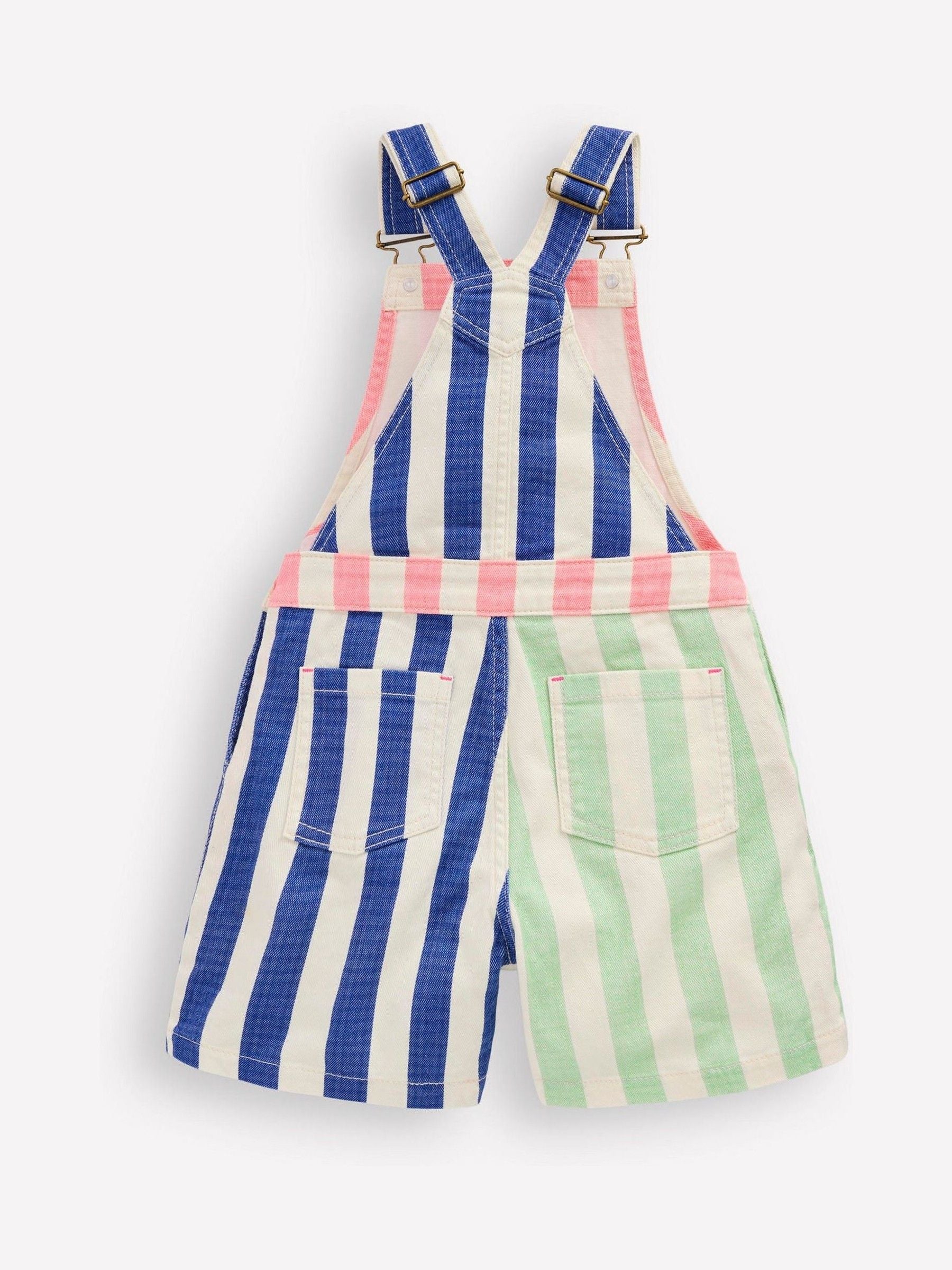 Boden Pink Short Dungarees image 2
