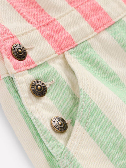 Boden Pink Short Dungarees image 3