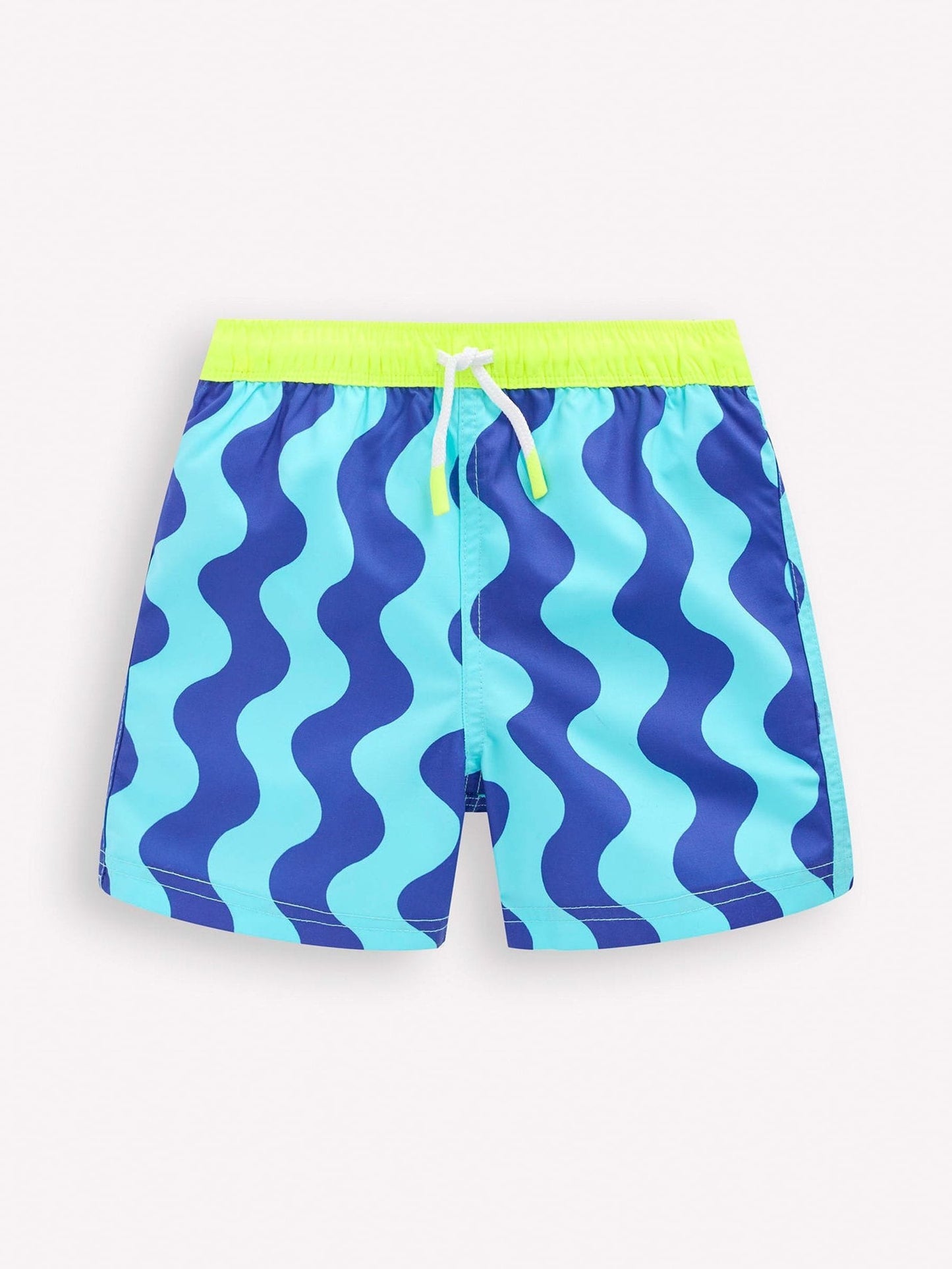 Boden Blue - Waves Swim Shorts image 1