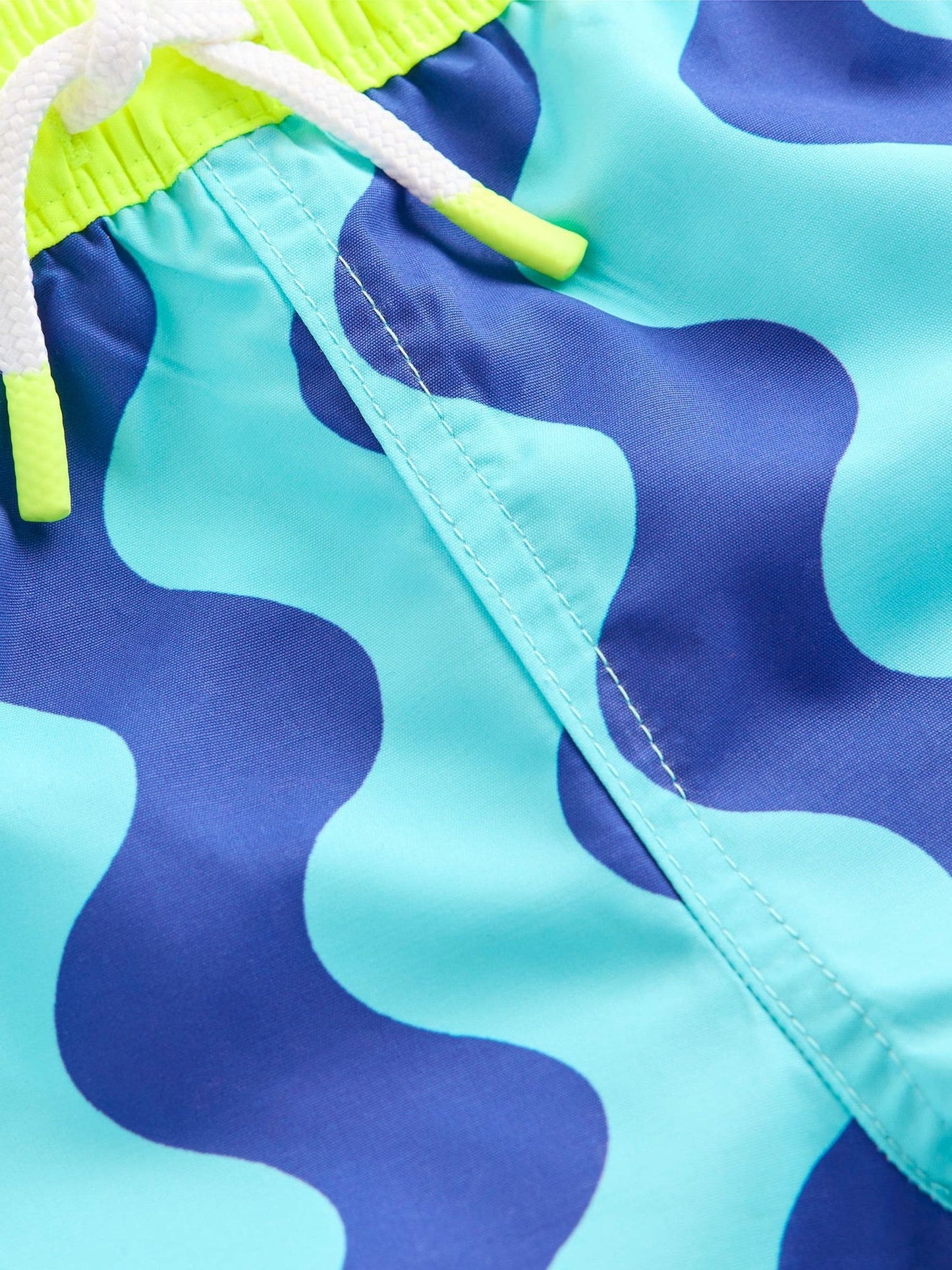 Boden Blue - Waves Swim Shorts image 3