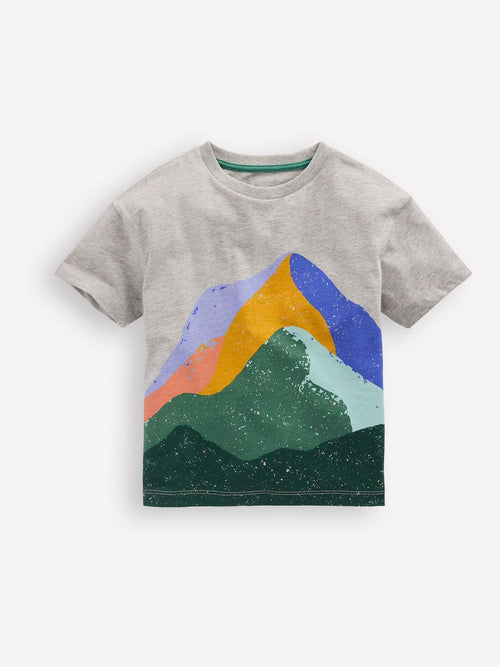 Boden Grey Washed Graphic T-Shirt image 1