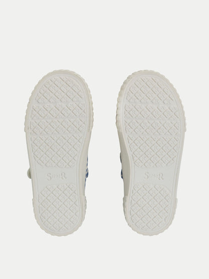 Start-Rite Blue Mary Jane Rip Tape Washable Canvas Shoes image 6