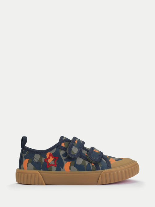 Start-Rite Green Tide Double Bar Kids Washable Canvas Shoes image 1