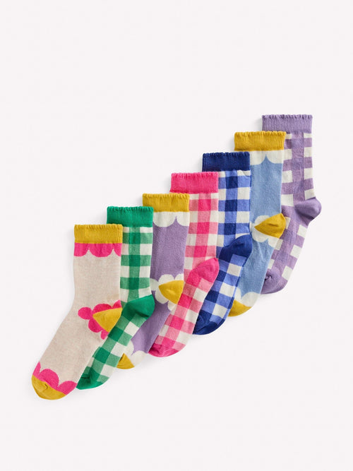 Boden Pink Socks 7 Pack image 1