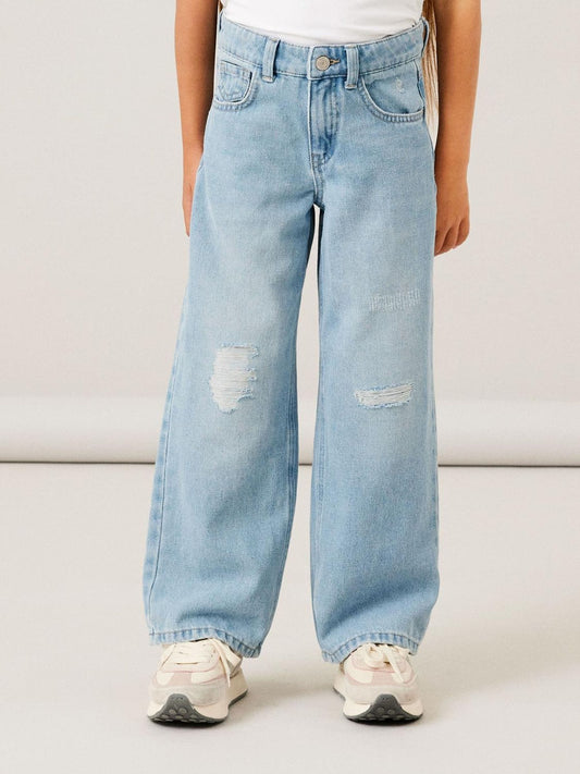 Dsiney Kidz - Name It Blue Wide Leg Jeans image 1