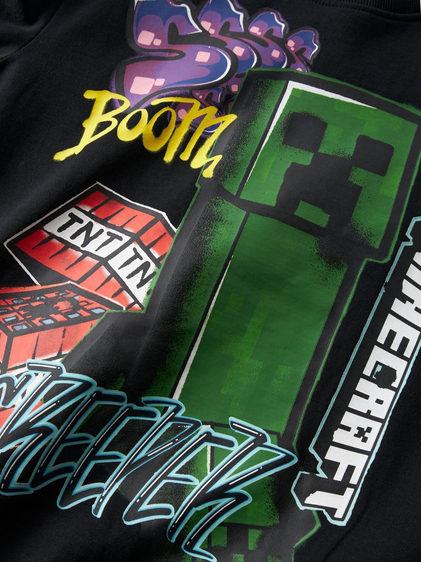 Dsiney Kidz - Name It Black Minecraft Sweatshirt image 4