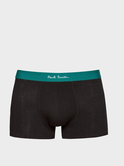 Dsiney Kidz - PS Paul Smith Black Signature Stripe Contrast Band Boxers 5 Pack image 2