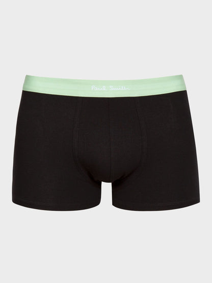 Dsiney Kidz - PS Paul Smith Black Signature Stripe Contrast Band Boxers 5 Pack image 3