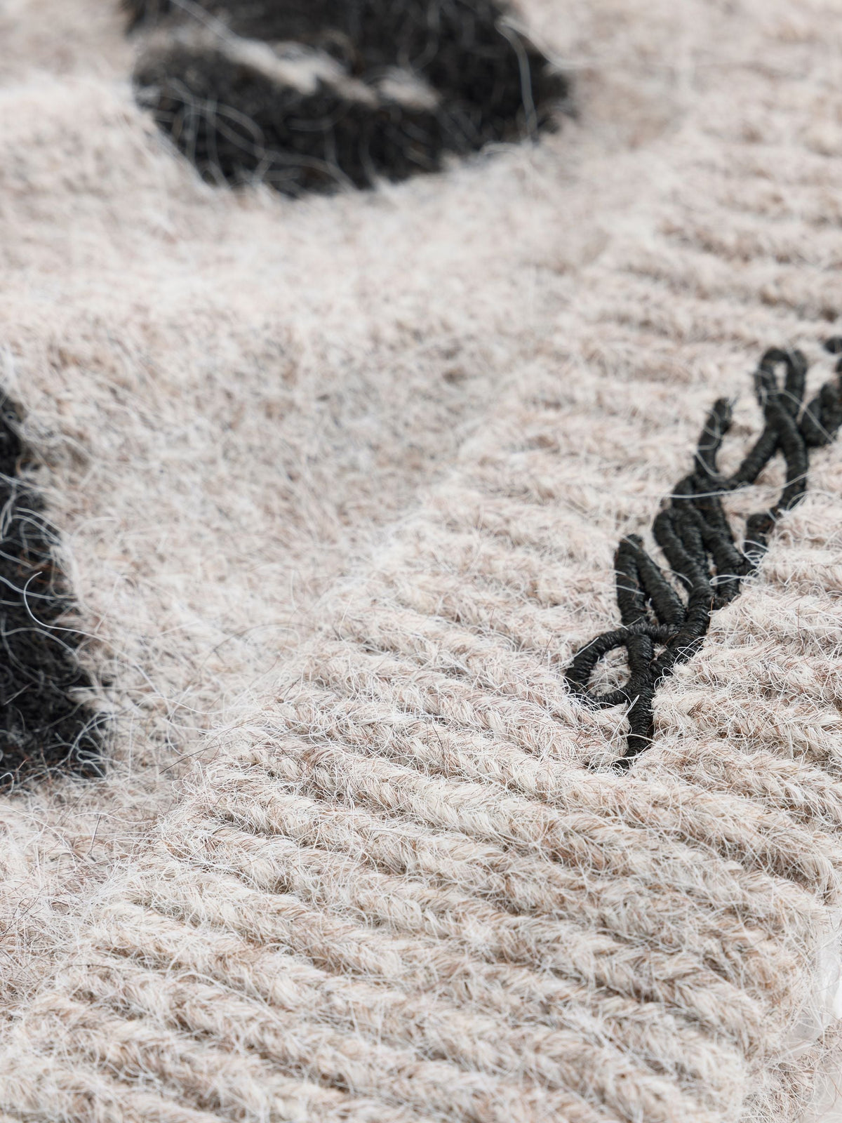 smALLSAINTS Brown Script Logo Knitted Heart Motif Beanie and Gloves Set - image 3