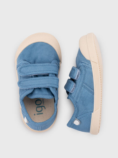 Igor Blue Lona Canvas Plimsolls Shoes image 3