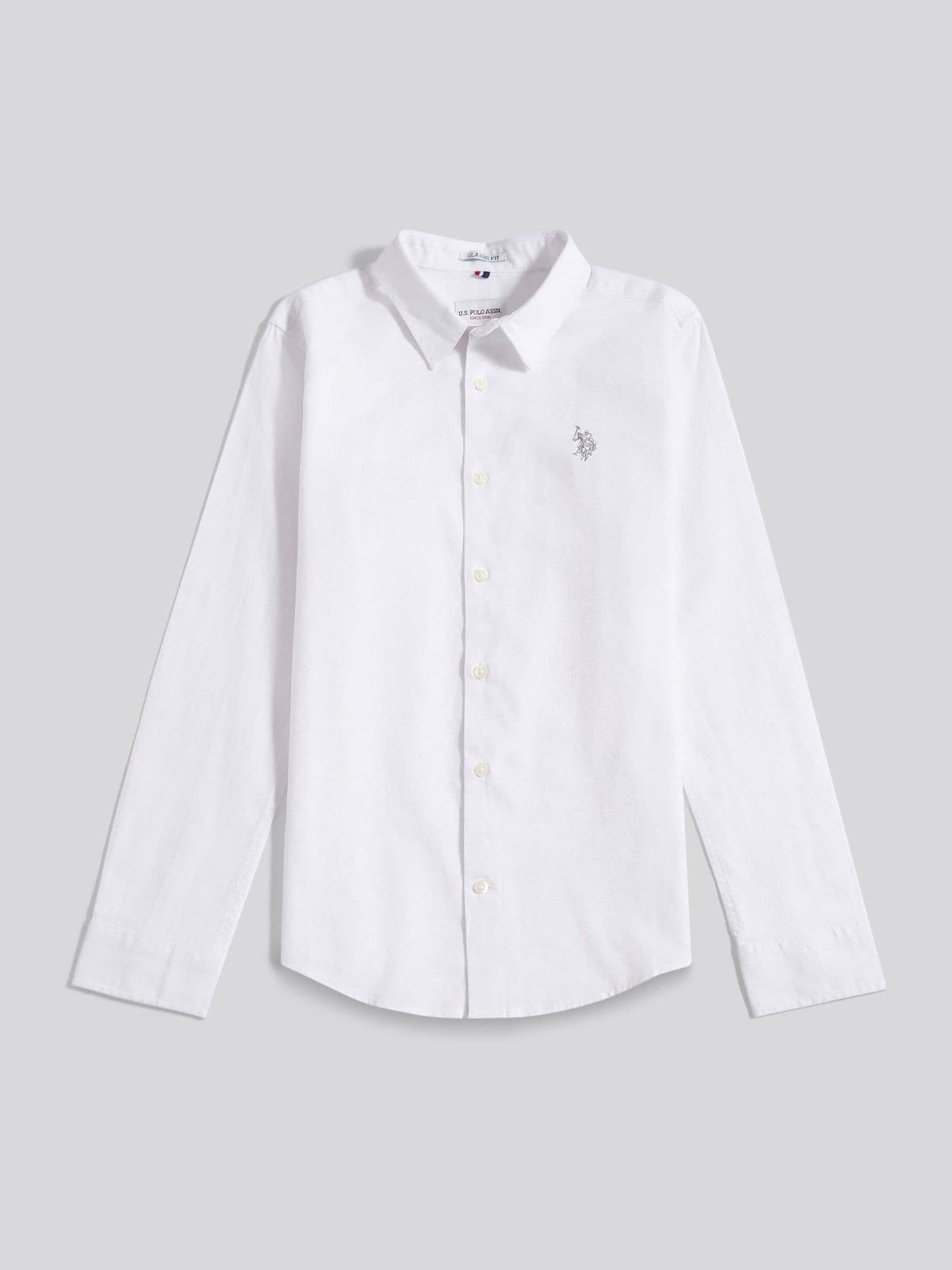 Dsiney Kidz - U.S. Polo Assn. White Linen Blend Shirt image 6