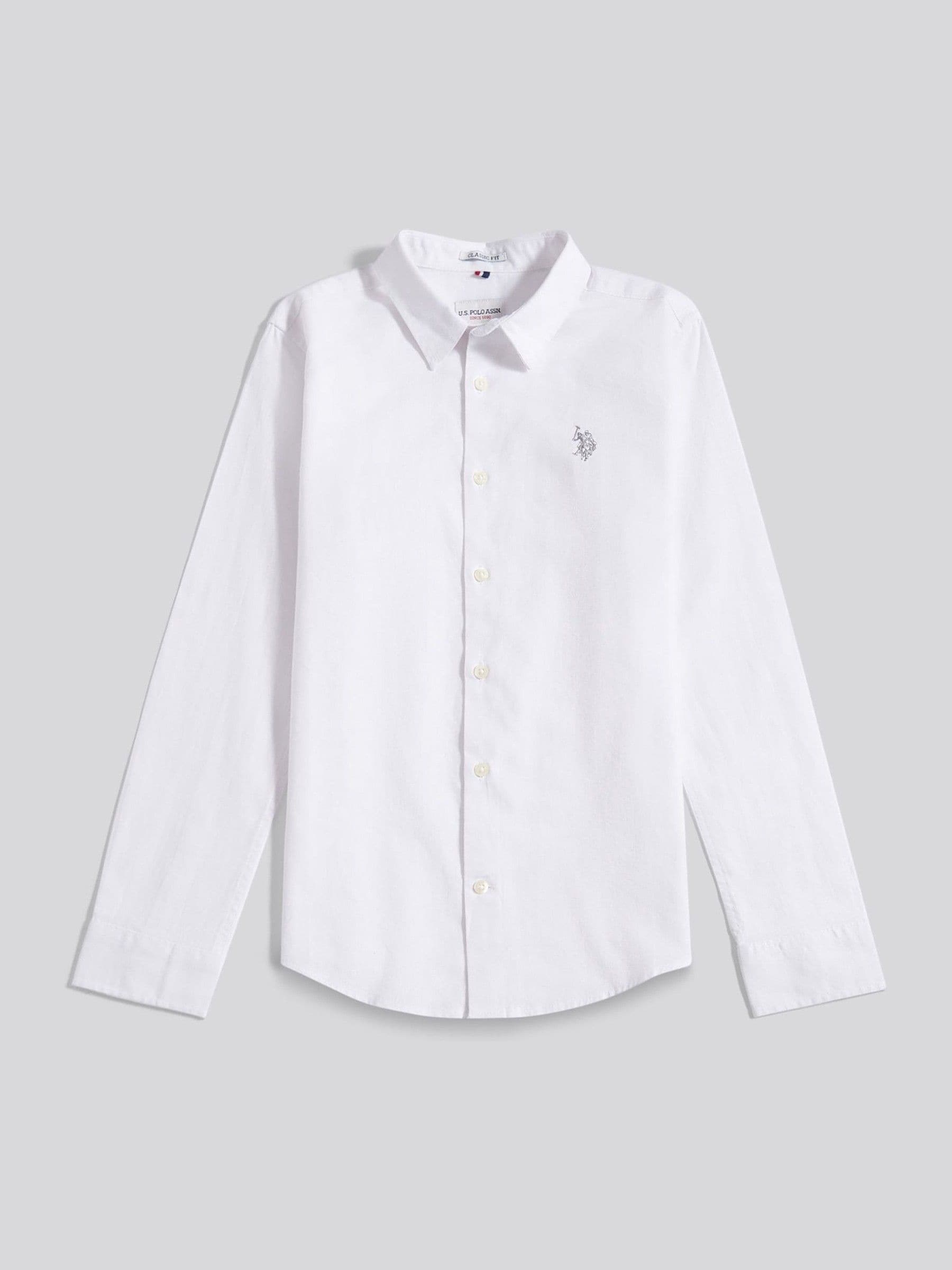 Dsiney Kidz - U.S. Polo Assn. White Linen Blend Shirt image 6