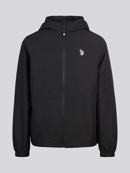 Dsiney Kidz - U.S. Polo Assn. Black Mesh Lined Hooded Windbreaker Jacket image 1