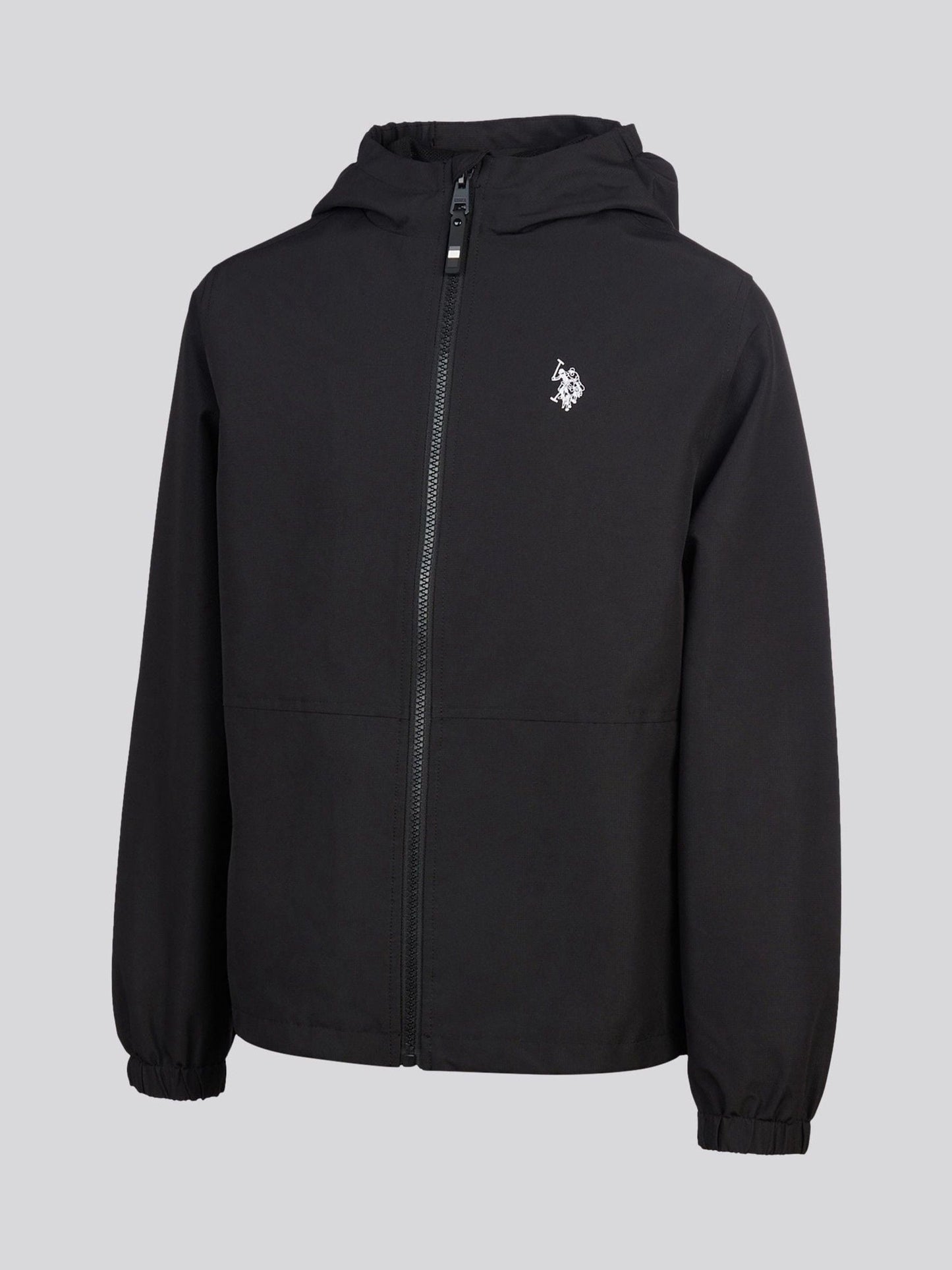 Dsiney Kidz - U.S. Polo Assn. Black Mesh Lined Hooded Windbreaker Jacket image 2