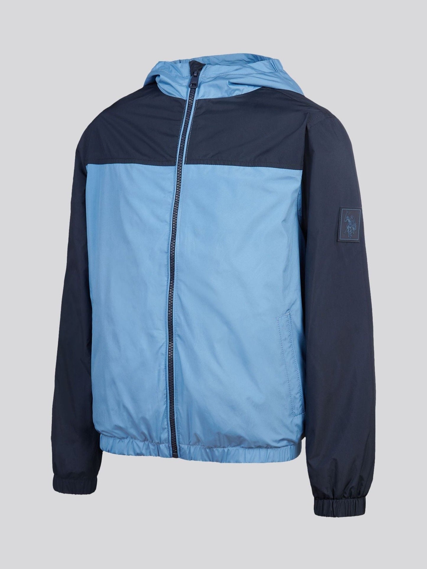 Dsiney Kidz - U.S. Polo Assn. Blue Contrast Panelled Windbreaker Jacket image 2