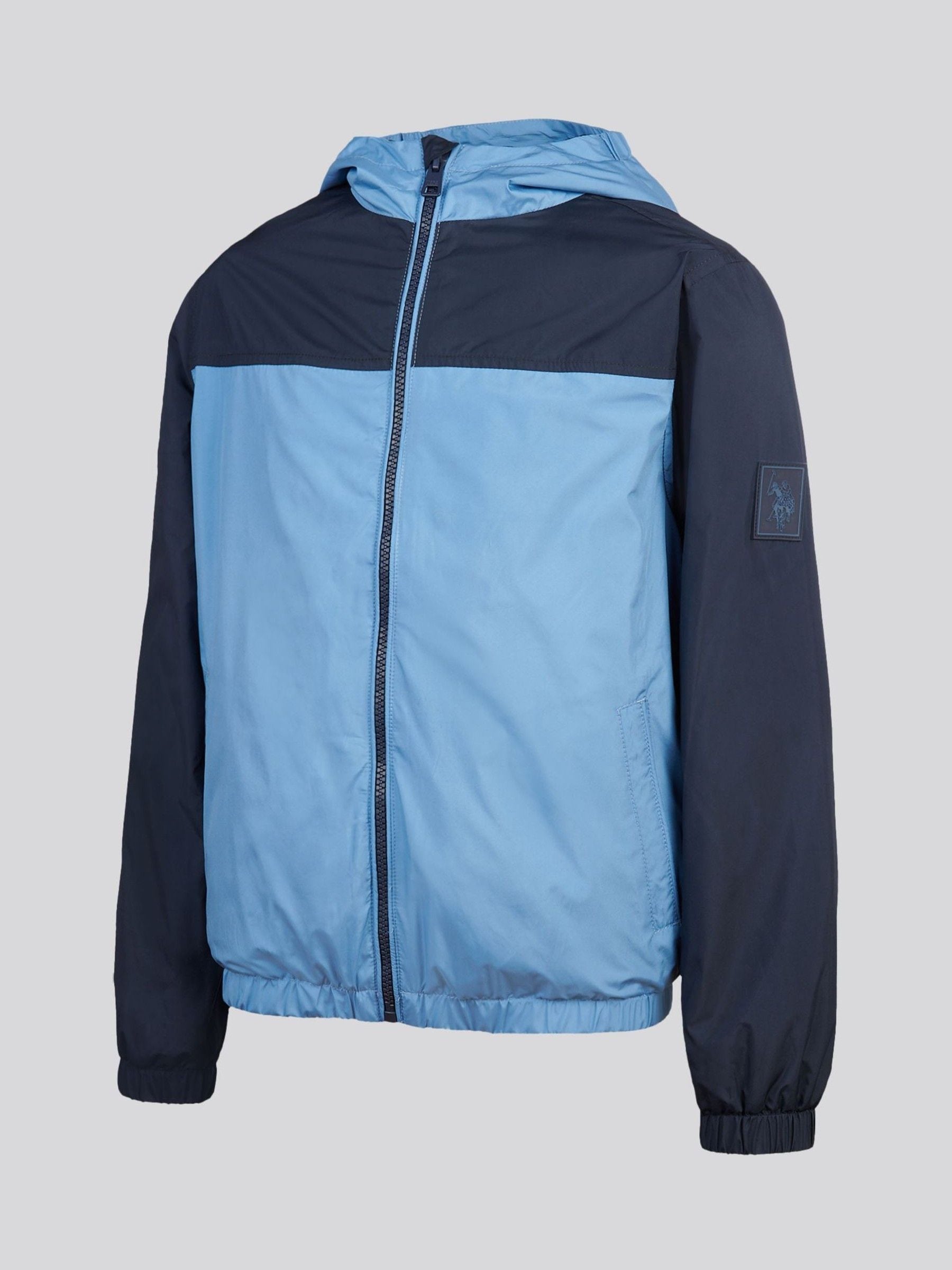 Dsiney Kidz - U.S. Polo Assn. Blue Contrast Panelled Windbreaker Jacket image 2