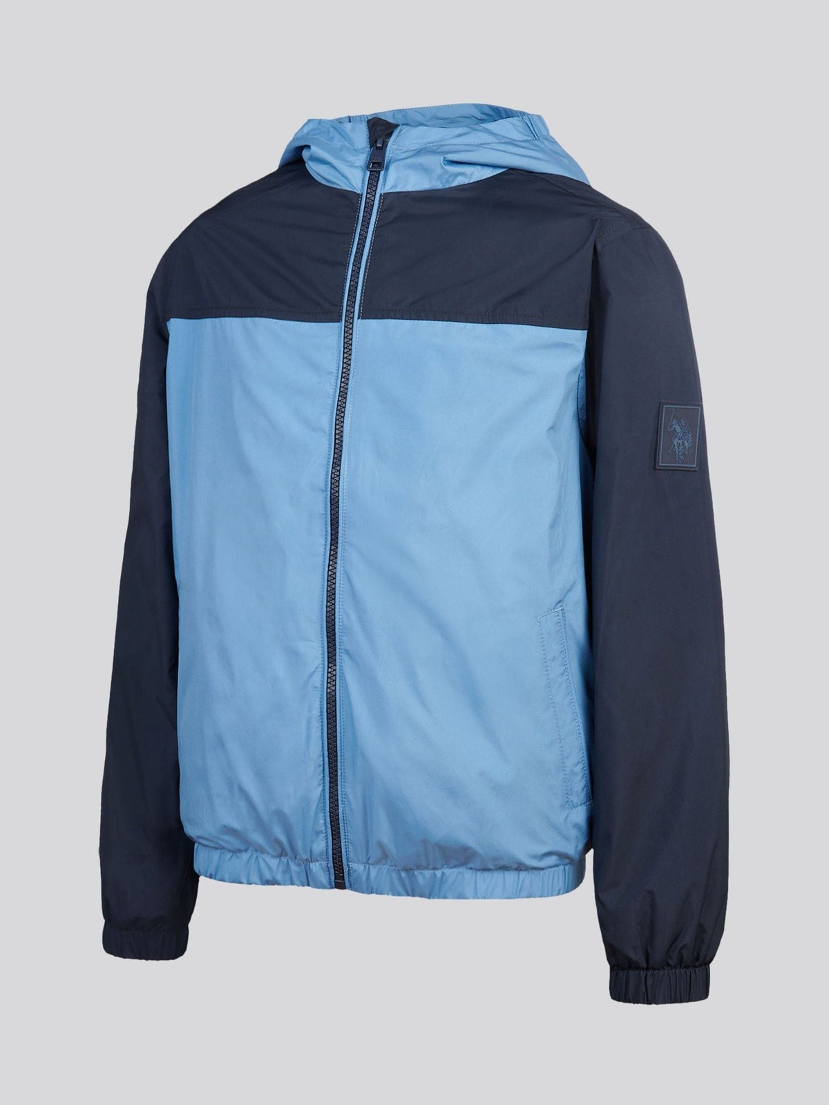 Dsiney Kidz - U.S. Polo Assn. Blue Contrast Panelled Windbreaker Jacket image 2