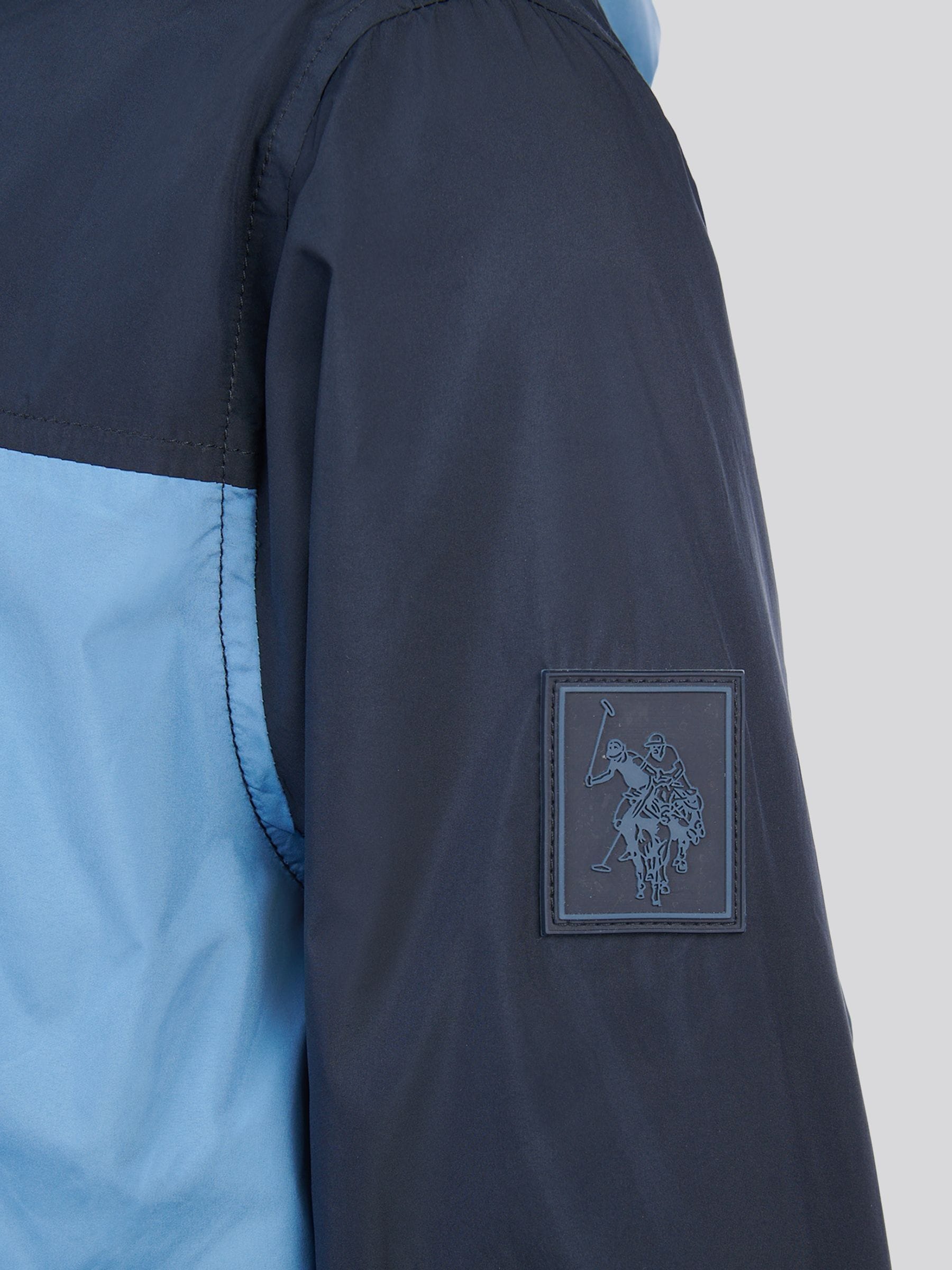 Dsiney Kidz - U.S. Polo Assn. Blue Contrast Panelled Windbreaker Jacket image 4