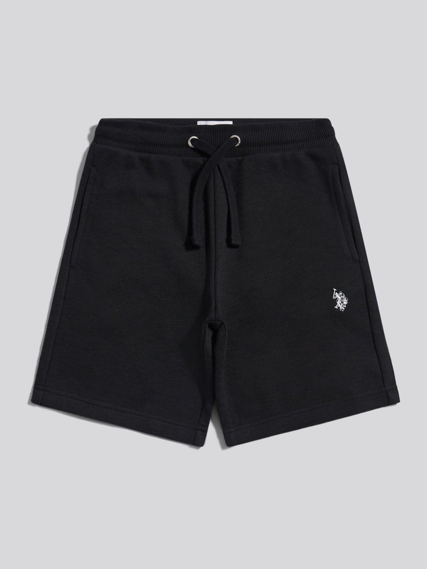 Dsiney Kidz - U.S. Polo Assn. Black Double Horsemen Sweat Shorts image 1